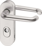 EDI Feuerschutzgarnitur Alu F01 für Türstärke 39–48 mm, ZA/PZ, DIN L/R, SK 2