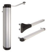 LOCINOX Torschließer VERTICLOSE-2 Alu eloxiert schwarz für 90/180° Tore bis 1,5 m