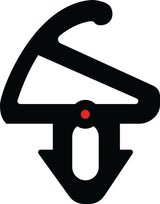 GFA Anschlagdichtung ADTP-1246-CC Schwarz TPE für Kunststofffenster, 5 m/Bund