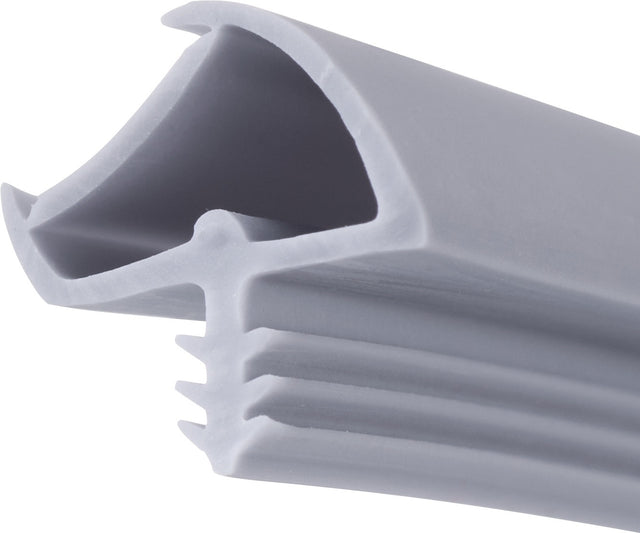 Zimmertürdichtung ADTP-427-CC von GFA – 5 m, Nut 2,8-3,2 mm, grau, mit Antidehnungsfaden
