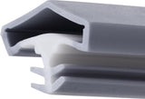 GFA Zimmertürdichtung ADTP-401-2K Nut 4 mm Falz 12 mm grau 2-Komponenten-Profil 5 m