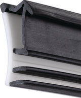 GFA Fensterdichtung ADTPVB-1250-2K Nut 5 mm Falzung 12 mm schwarz TPE für Holzfenster