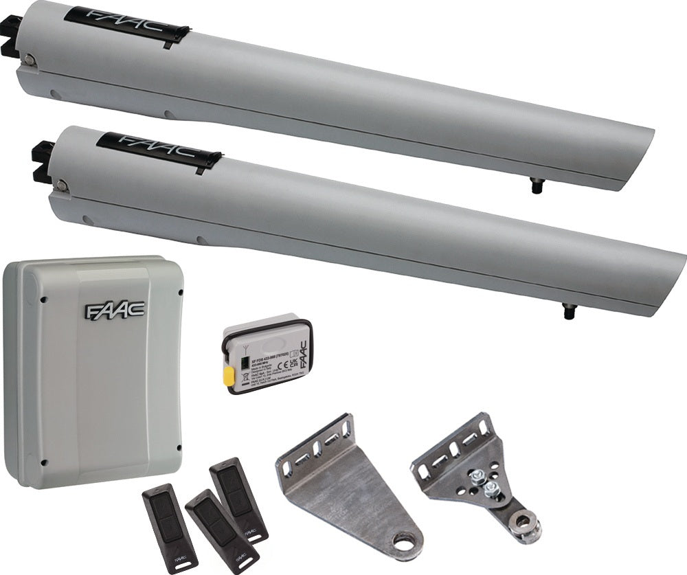 FAAC Drehtorantrieb Handy-Kit 24V 2-flüglig für Flügelbreite bis 230 cm