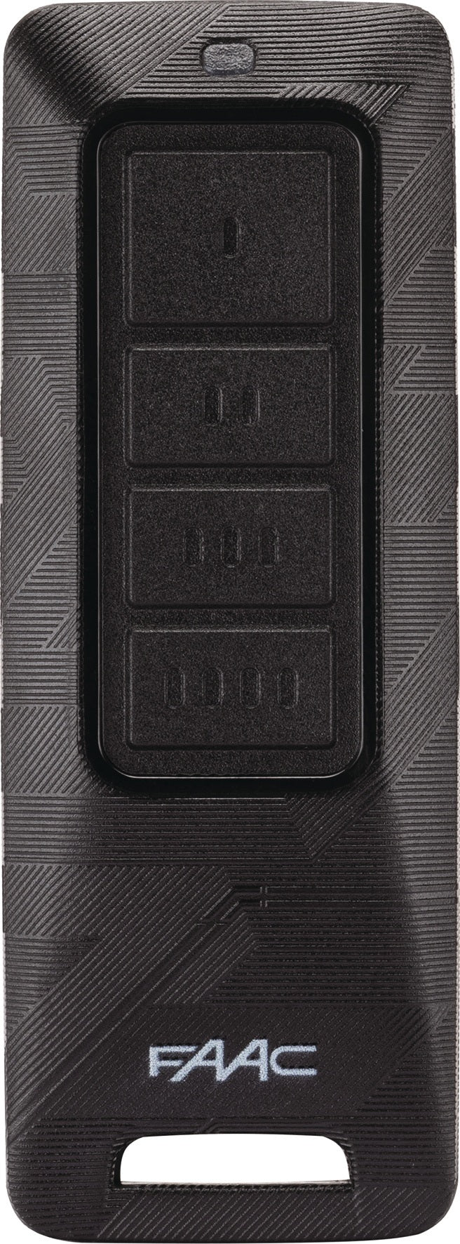 FAAC Handsender Hands.XT XT2 FDS schwarz – 2-Kanal-Funkfernbedienung für Drehtorantriebe