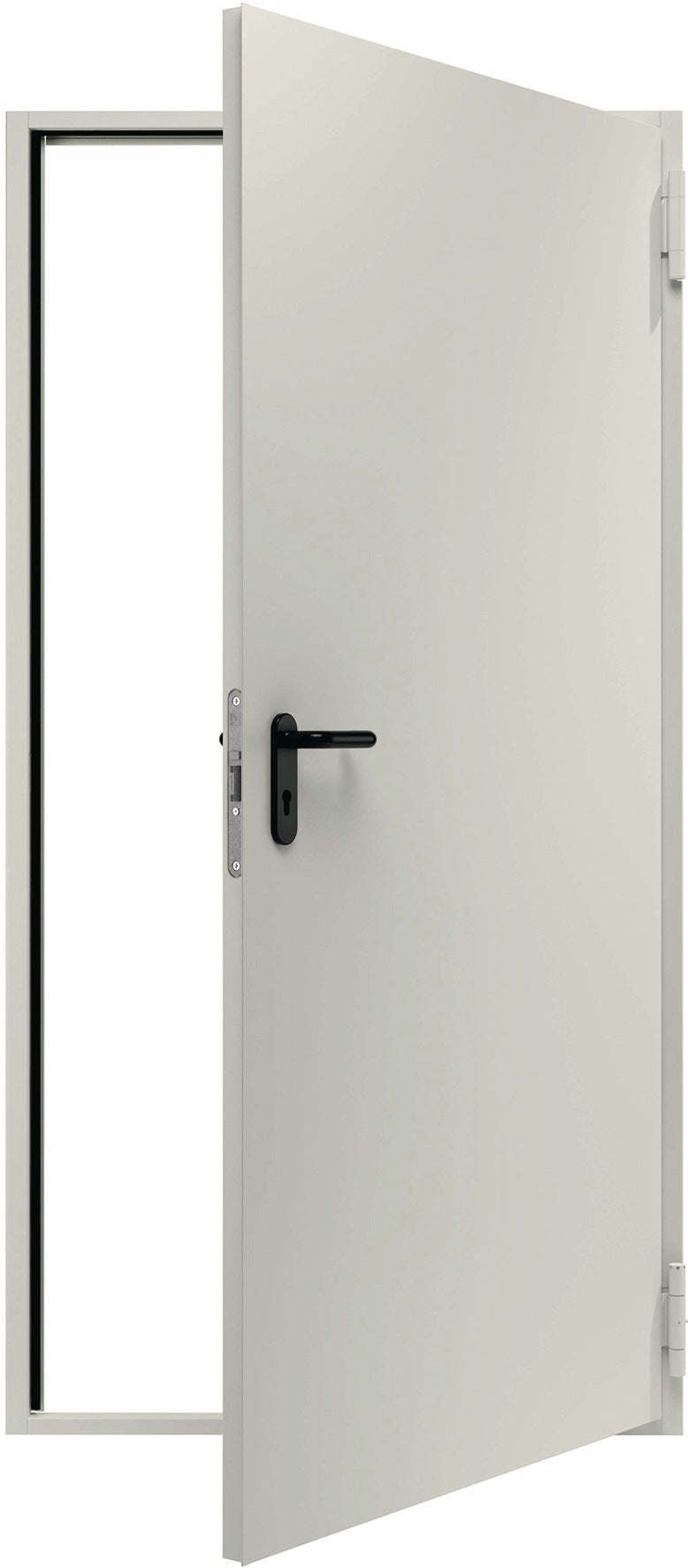 HÖRMANN Feuerschutzabschluss T30 Dünnfalz 750x1750 mm links/rechts verwendbar, grauweiß
