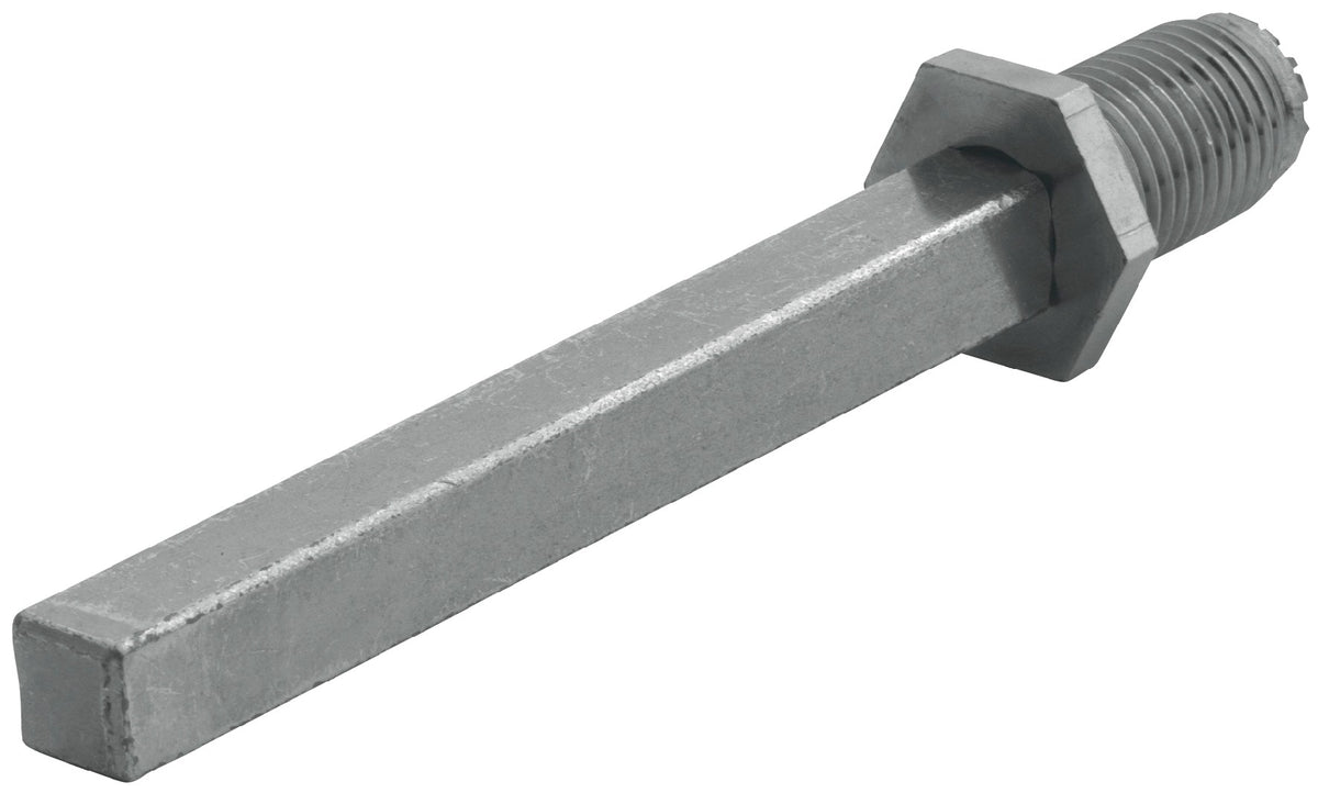 HOPPE Vierkantstift FDW-Vollstift/Schnellstift 8x80 mm Eisen M12x1,25 – für Knopfschilder & Wechselgarnituren