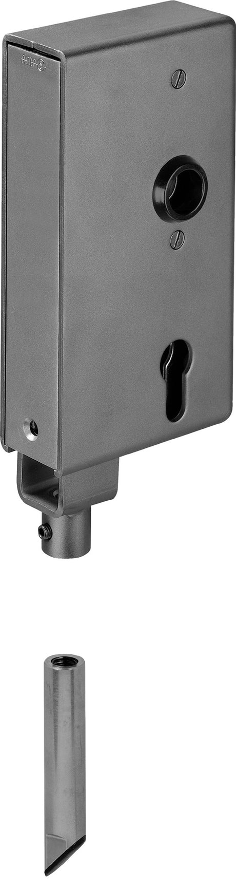 AMF Schlosskasten 140V DIN L/R, 40x94x173 mm, Dornmaß 60 mm, verzinkt