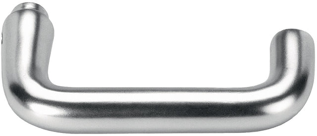 AMF Türdrückerlochteil 475L Leichtmetall F1 silberfarbig Vierkant 8 mm für Schlosskästen