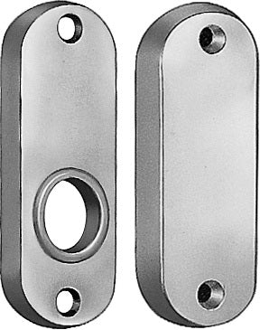 AMF Drückerrosette 479 Leichtmetall F1 oval 7 mm – sichtbare Verschraubung
