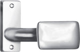 AMF Türknopf 485 gekröpft, silberfarbig, Vierkant 8 mm, kantige Form, inkl. Schrauben