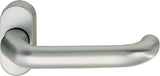 FSB Feuerschutzdrückerlochteil 06 1146 Alu.0105 Vierkant 9 mm – verkröpft, ovale Rosette