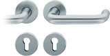 FSB Rosettengarnitur 12 1070 Aluminium U-Form DIN L/R mit Knopf – ASL-Technik