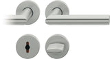 FSB Rosettengarnitur 12 1076 Alu naturfarbig F1 – DIN L/R, ASL-Technik, Wechselgarnitur