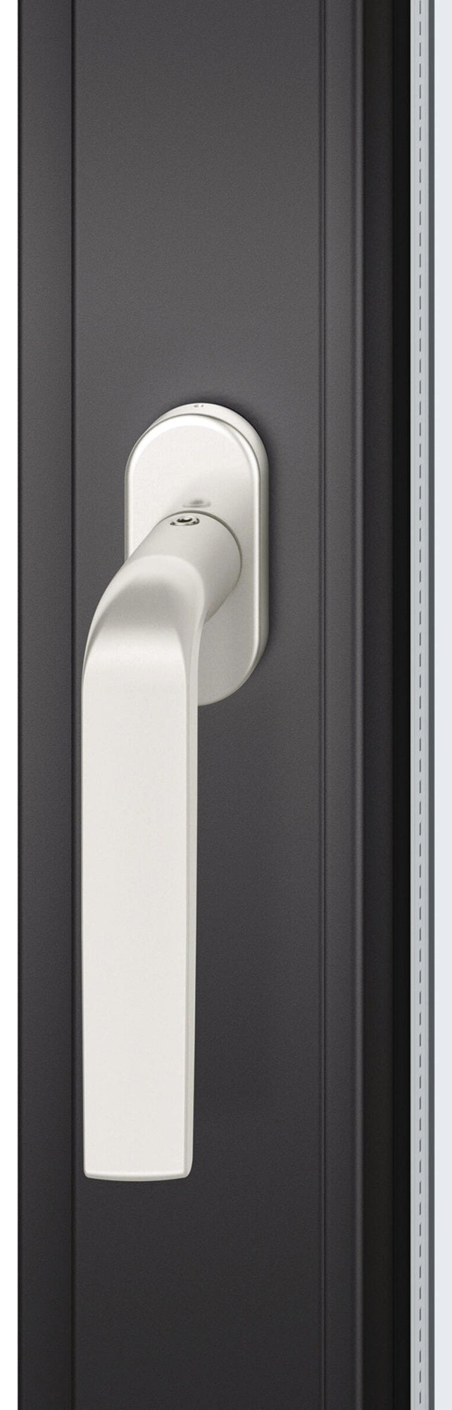 FSB Fenstergriff 34 1267 Aluminium naturfarbig mit 4-Punkt-Kugelrastung, 7 mm Vierkant