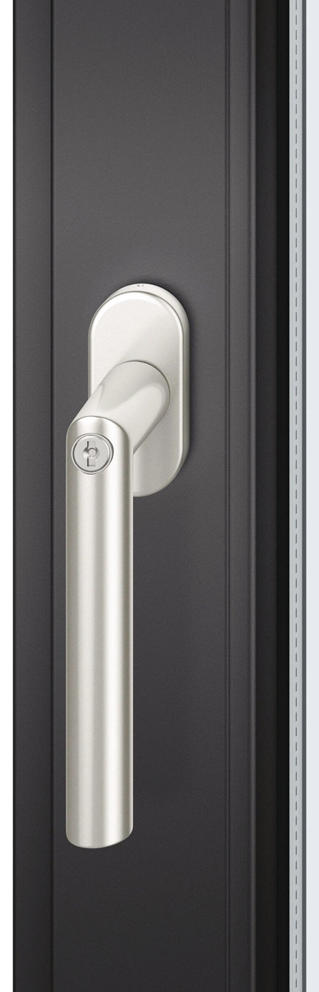 FSB Fenstergriff 34 1267 Aluminium naturfarbig mit 4-Punkt-Kugelrastung, 7 mm Vierkant