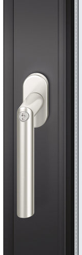 FSB Fenstergriff 34 1267 Aluminium naturfarbig mit 4-Punkt-Kugelrastung, 7 mm Vierkant
