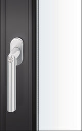 FSB Fenstergriff 34 1267 Aluminium naturfarbig mit 4-Punkt-Kugelrastung, 7 mm Vierkant