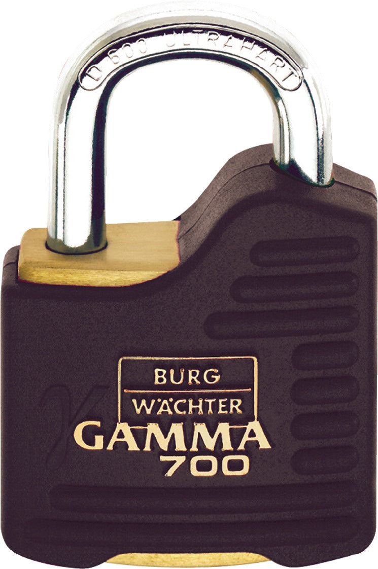 BURG-WÄCHTER Zylindervorhangschloss 700/55 – Messing, 65 mm, verschiedenschließend