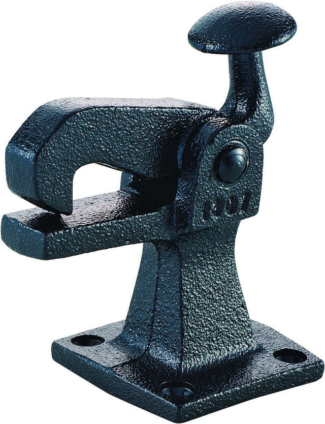 KWS Torfeststeller 1307 GT aus Temperguss, schwarz, 106 mm – für Tore bis 100 kg