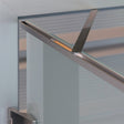 ATHMER Türöffnungsbegrenzer Porti für Holzzargen 120° – für Türblattbreite 709-959 mm, silber eloxiert