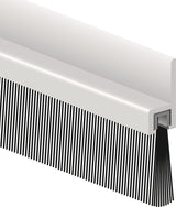 ELLEN Bürstendichtung IBS 31 Aluminium 1000 mm mit strapazierfähiger Bürste