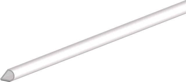 ELLEN Türanschlagdichtung 232 – 6 m Silikon selbstklebend weiß 9,5 mm