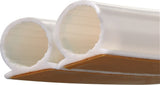 ELLEN Türanschlagdichtung 137 Omega-Profil 6 m x 8 mm selbstklebend weiß