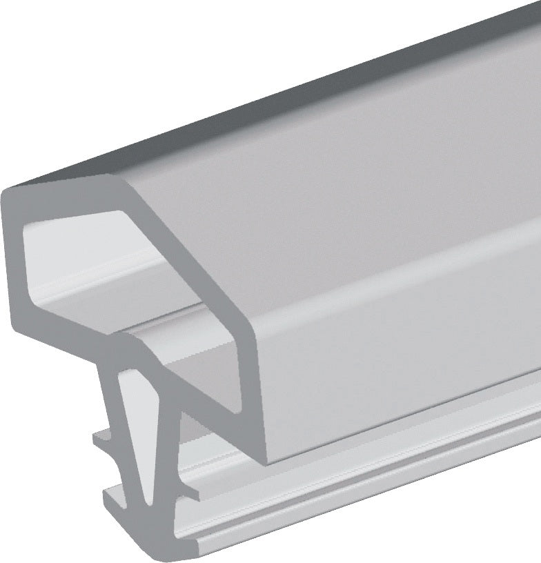 ELLEN Türanschlagdichtung 680 EV PVC weiß 5 m zum Einfräsen – Falzbreite 12 mm