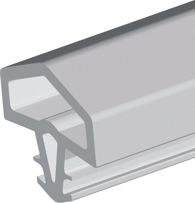 ELLEN Türanschlagdichtung 680 EV PVC weiß 5 m zum Einfräsen – Falzbreite 12 mm