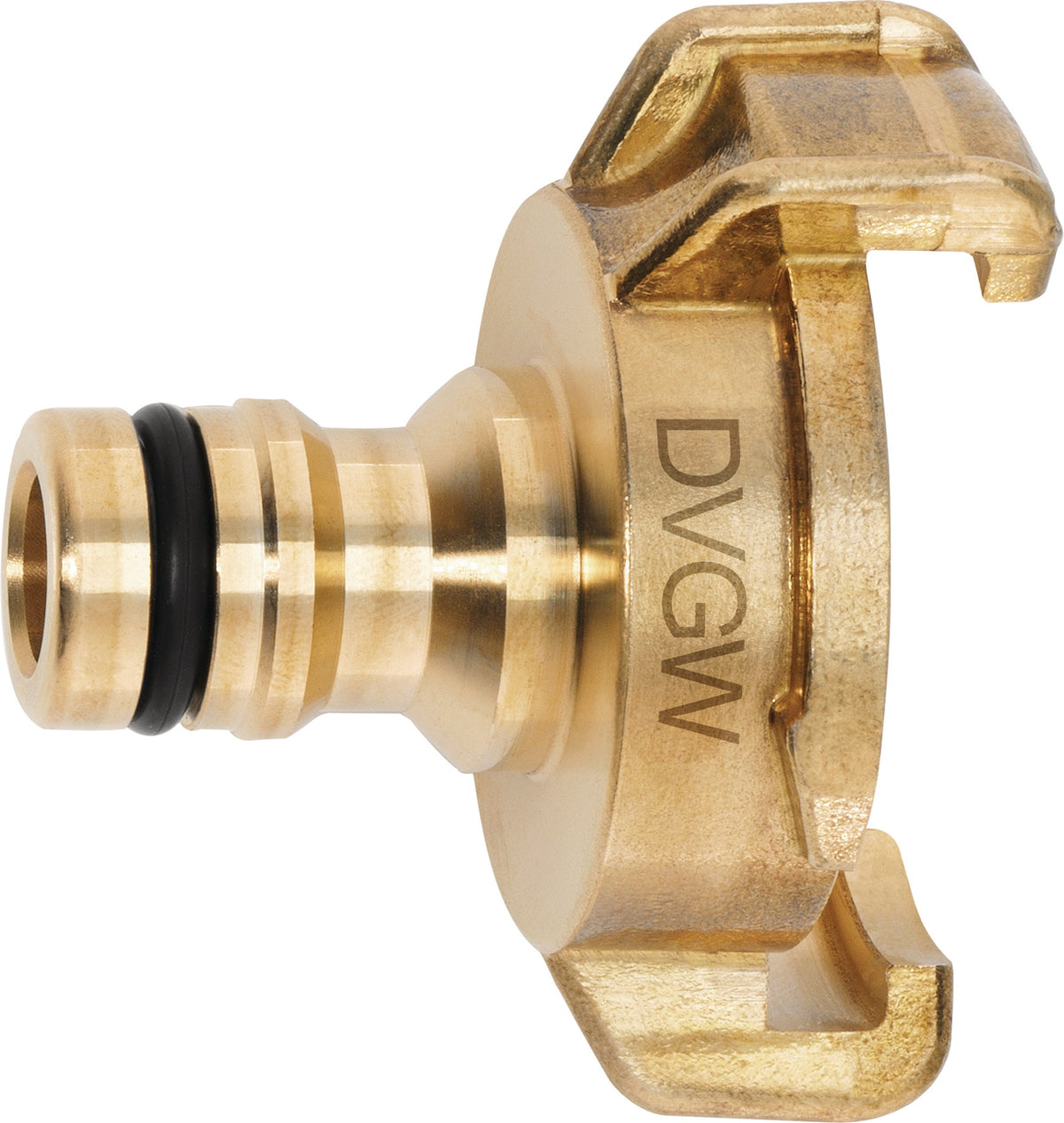 GEKA plus KTW Übergangsstück Messing – trinkwassergeeignet, Klaue und Stecker