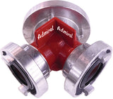 ADMIRAL Verteiler C-52 ohne Absperrung – Storz-Kupplung C auf C, PN 16, Knaggenabstand 66 mm