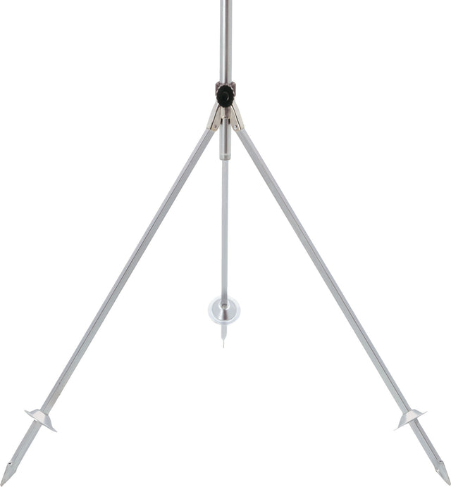 GEKA Dreibeinstativ Stahl verzinkt 2x G3/4" AG mit Standspitzen höhenverstellbar bis 1070 mm