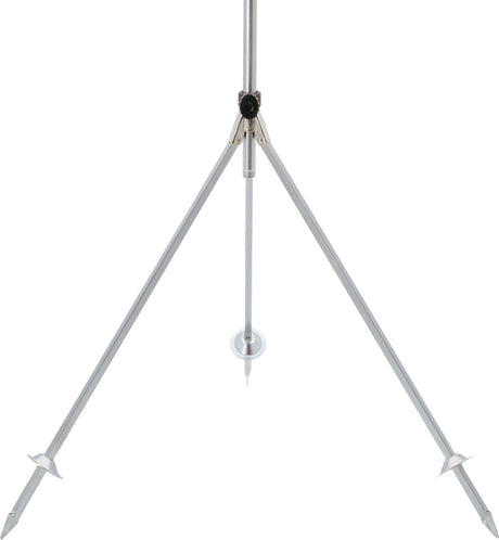 Dreibeinstativ GEKA 2x G1 Zoll AG verzinkt mit Standspitzen, höhenverstellbar bis 1070 mm