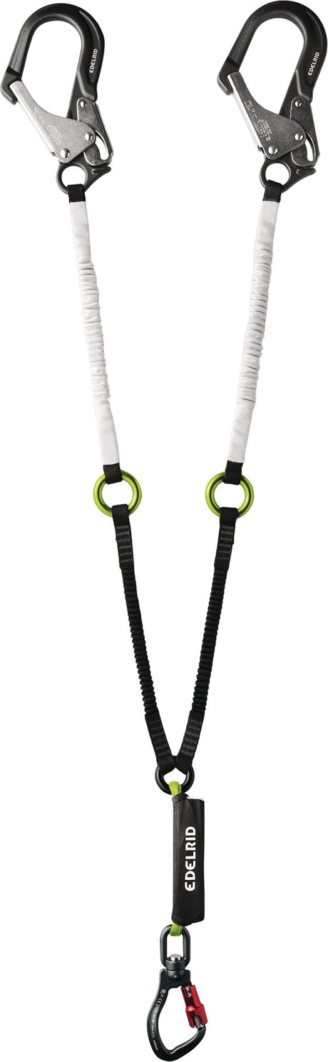 EDELRID Shockstop-Y 140 Tie-Back Giant Verbindungsmittel 200 cm – Y-Bandfalldämpfer mit 140 kg Nutzlast