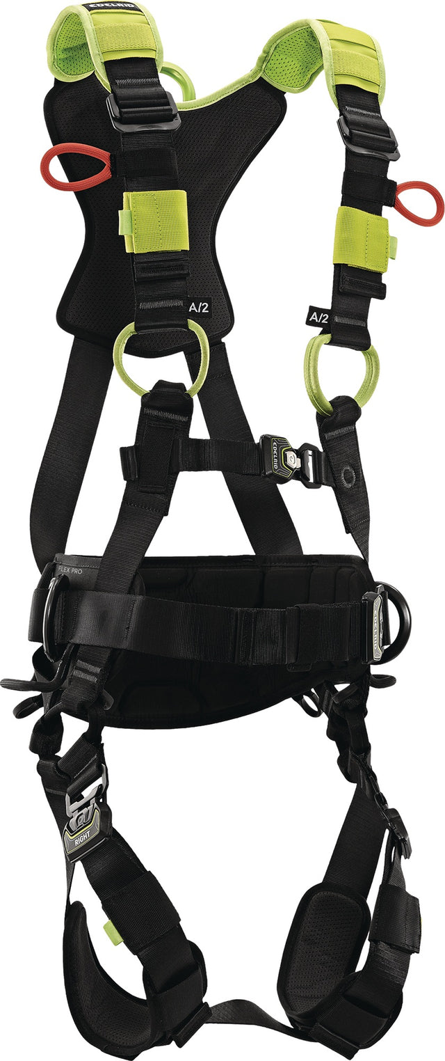 EDELRID Auffanggurt Flex Pro II EN 361 EN 358 – PSA gegen Absturz, Größe S-M, 150 kg