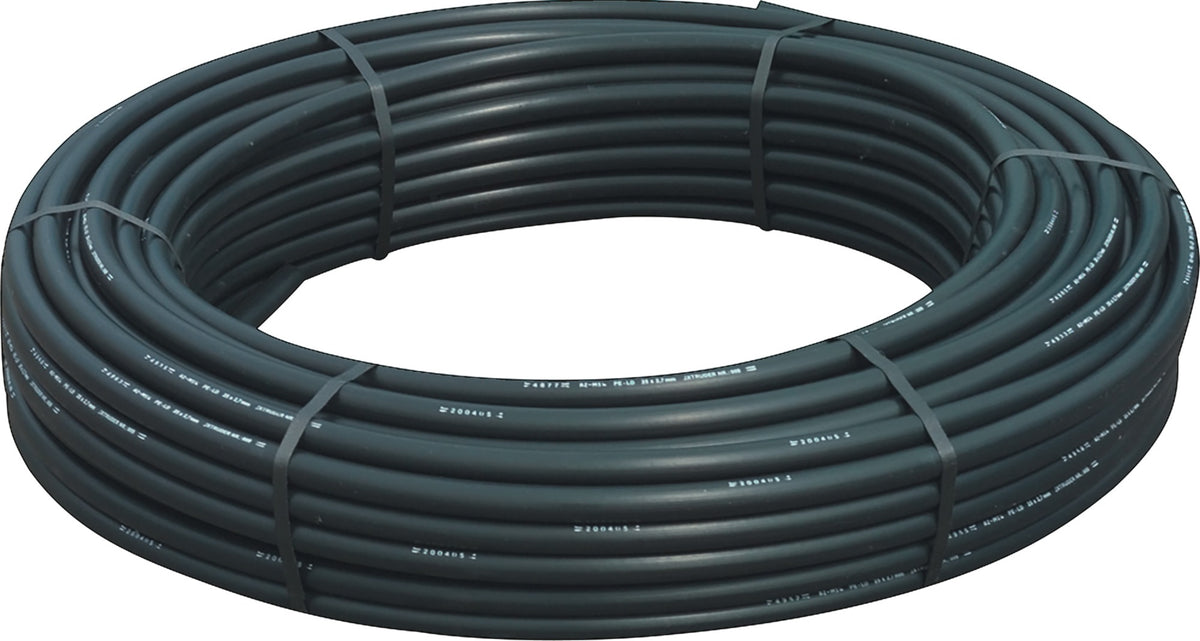 PROFEC Druckrohr PE40 20 mm 6 bar – 100 m Rolle mit Metermarkierung