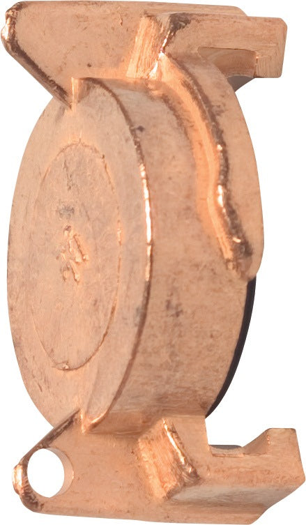 PROFEC Blindkupplung aus Messing, Klauenweite 40 mm, 10er-Pack