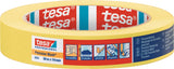 tesa Präzisionskrepp 4334 glatt gelb 25 mm x 50 m – 6 Rollen Profi-Abdeckband