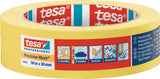 tesa Präzisionskrepp 4334 glatt gelb 25 mm x 50 m – 6 Rollen Profi-Abdeckband