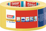 tesa Präzisionskrepp 4334 glatt gelb 25 mm x 50 m – 6 Rollen Profi-Abdeckband