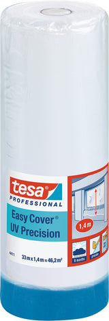 tesa Folienband Easy Cover 4411 UV Präzision Plus 550mm x 33m, 8 Rollen