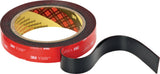3M VHB Tape 5952F Montageband, schwarz, 19 mm x 3 m, Acrylschaum, hohe Haftung