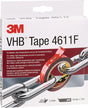 3M VHB Tape 4611F Montageband dunkelgrau 19 mm x 3 m – Hochleistungs-Klebeband für Metalle & hohe Temperaturen