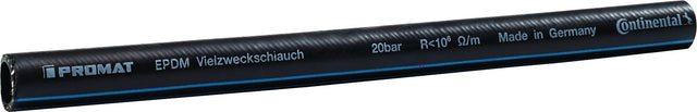 PROMAT EPDM Industrie- und Vielzweckschlauch 40 m, ID 13 mm, AD 20 mm – Made in Germany