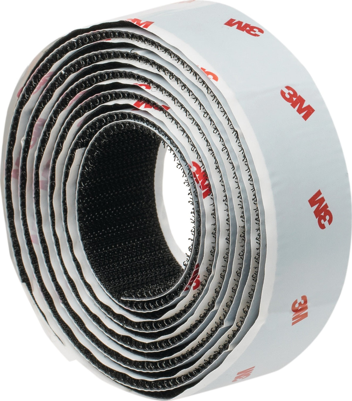 3M Haken- und Schlaufenband SJ352B Schwarz 25 mm x 1,25 m – 4 Stück