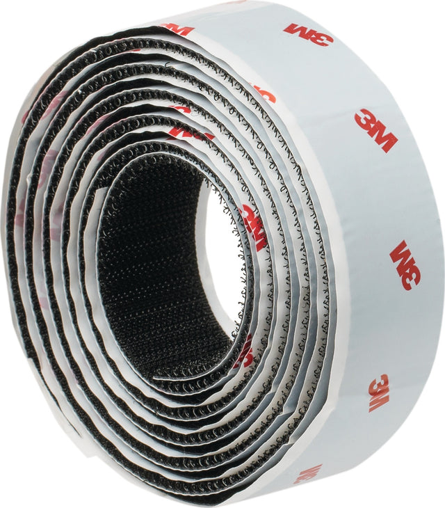 3M Haken- und Schlaufenband SJ352B Schwarz 25 mm x 1,25 m – 4 Stück
