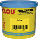 CLOU Holzpaste Farbe 01 natur 150g Dose – Wasserverdünnbar & Trittfest