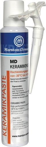 MARSTON Keramikpaste MD weiß 260g Automatik-Kartusche – Hochtemperatur-Schmierung bis 1500 °C