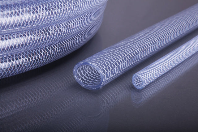 APDatec 81 PVC-Druckluftschlauch 6 mm x 12 mm, 50 m – Lebensmittelgeeignet, transparent
