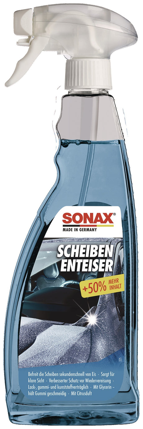 SONAX Scheibenenteiser 750 ml Sprühflasche – Sekundenschnell eisfrei, 6er-Pack